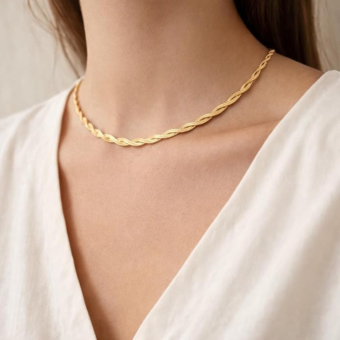 Home Herringbone Necklace